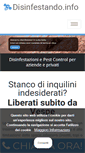 Mobile Screenshot of disinfestando.info